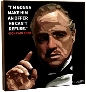 Постер Corleone 25X25 CM