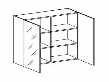 Навесной шкаф Intra 118X40X90 CM