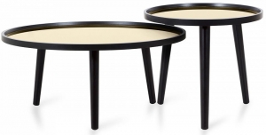 Набор из двух столиков Focus 80X80X35 / 50X50X43 CM