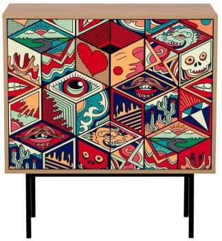 Шкаф Boho Color 84X40X91 CM