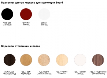 Письменный стол-стеллаж Board 120X50X142 CM