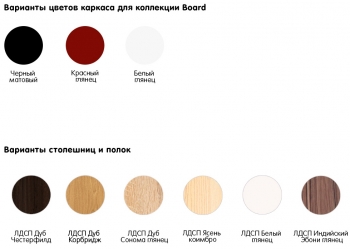 Письменный стол-стеллаж Board 140X55X142 CM