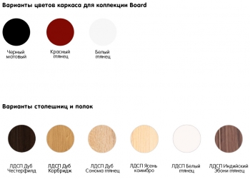Письменный стол-стеллаж Board 140X55X142 CM