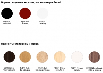 Письменный стол-стеллаж Board 140X75X142 CM