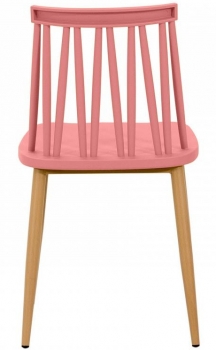 Стул Zig Zag 48X45X81 CM розового цвета
