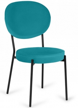 Стул Noemi 51X58X91 CM бирюзовый