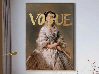 Картина в раме Vogue