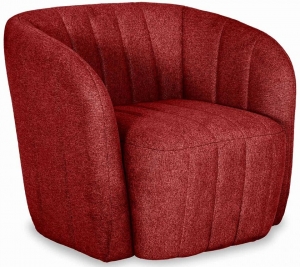 Кресло Lecco 87X75X72 CM красного цвета