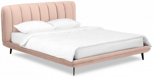 Кровать Amsterdam 235X182X94 CM бежево-розового цвета