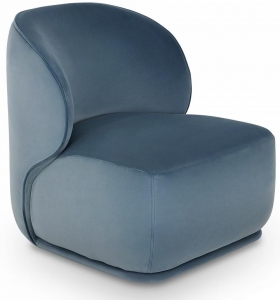 Кресло Ribera 82X87X82 CM серо-голубое