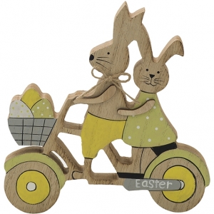 Статуэтка Rabbits on Bike 16X12X16 CM