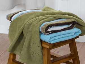 Полотенце для ванной 50х70 см Naturel green