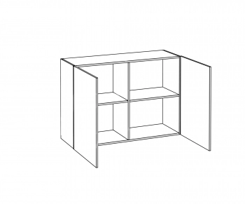 Навесной шкаф Modus 118,6X39,6X79,6 CM