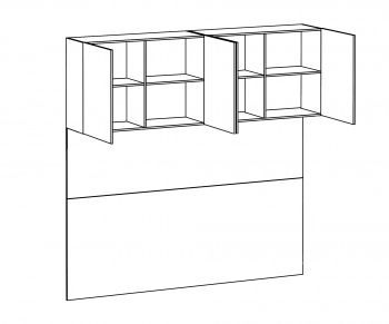 Композиция Modus 43 237X40X152,8 CM
