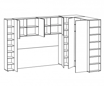 Композиция Modus 373,2X216,5X233 CM