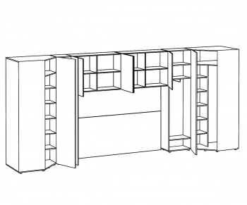Композиция Modus 534X233X81 CM