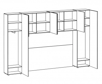 Композиция Modus 44 357X40X233 CM