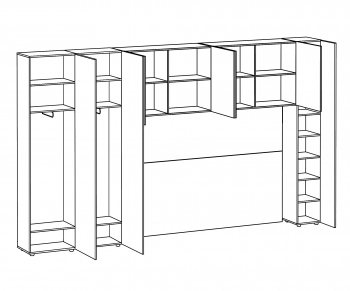 Композиция Modus 47 392X40X233 CM