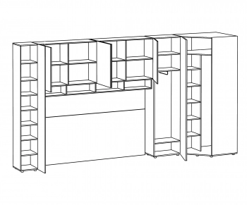 Композиция Modus 433X81X233 CM