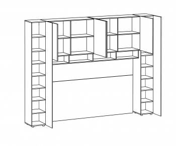 Композиция Modus 307,2X40X233 CM