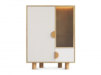 Витрина левая Cresco 105X40X140.8 CM