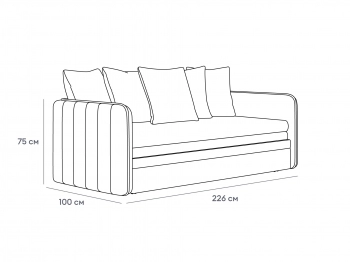 Кушетка Todi 226X100X75 CM