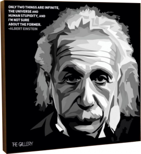 Постер Einstein 25X25 CM