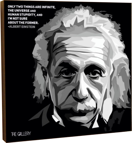 Постер Einstein 25X25 CM 1