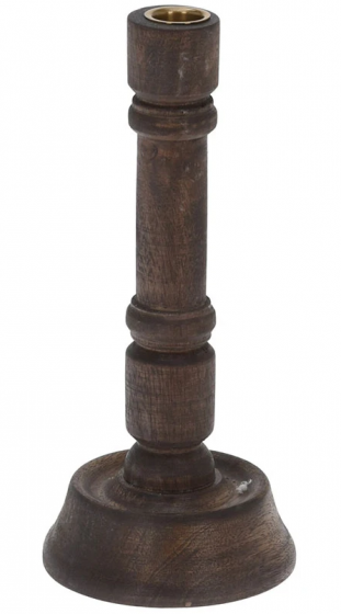 Подсвечник Browny Wood 11X11X25 CM 1