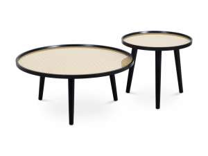 Набор из двух столиков Focus 80X80X35 / 50X50X43 CM