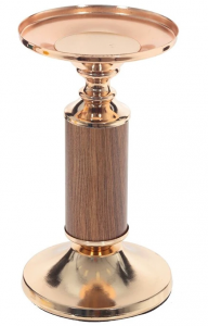 Подсвечник Wood&Gold 10X10X17 CM