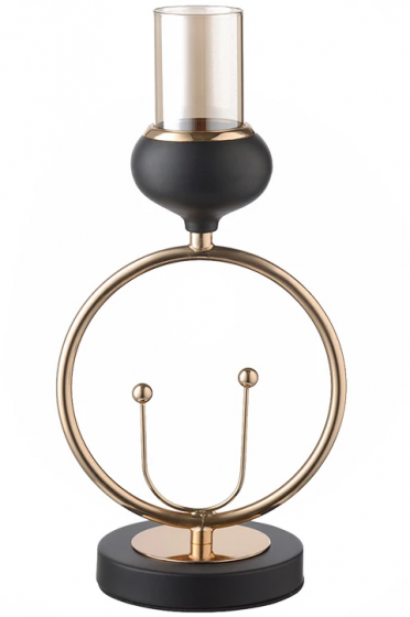 Подсвечник Black and Gold 17X13X34 CM 1