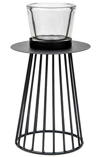 Подсвечник Fancy Black 13X13X22 CM 1