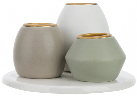 Набор подсвечников Simple 20X20X7 CM 1