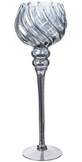 Набор из трёх подсвечников Luena 12X12X38 / 12X12X33 / 12X12X30 CM 2