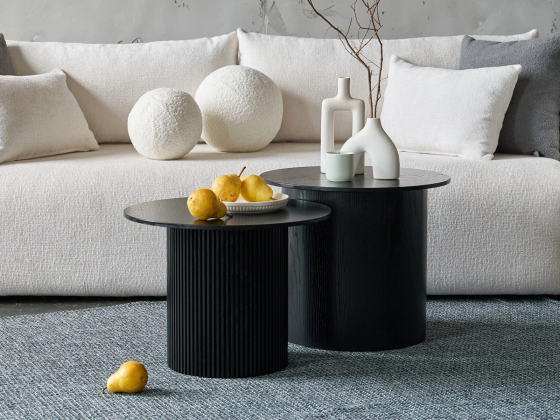 Стол журнальный Mono Stripe 80X80X42 CM 3