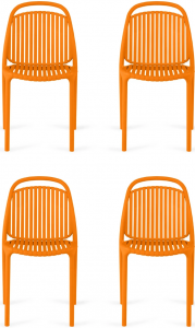 Комплект из четырёх стульев Scoop 46X59X81 CM