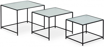 Комплект из трёх столиков Kondo 53X45X40 / 48X40X35 / 42X35X30 CM