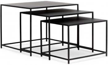 Комплект из трёх столиков Kondo 53X45X40 / 48X40X35 / 42X35X30 CM