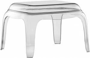 Пуф прозрачный пластиковый Pasha 60X51X41 CM