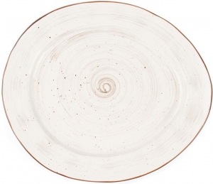 Тарелка White Fusion 27X23 CM