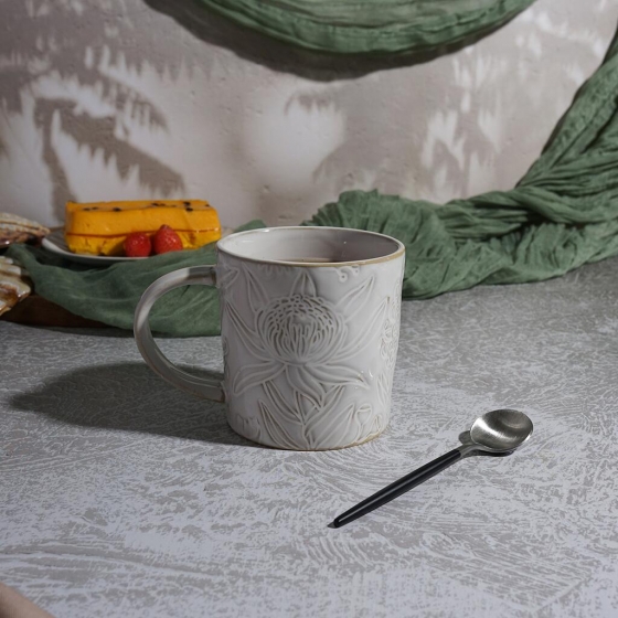 Кружка Gray Rock Flowers 350 ml 3