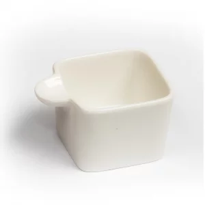 Соусник 70 мл 7,5*6 см h4,5 см Mini Mix с ручкой белый фарфор P.L. Proff Cuisine [6]                