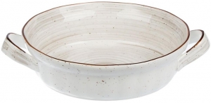 Блюдо круглое White Fusion Ø22 CM