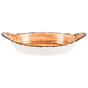 Блюдо овальное 22*11,5*3,2 см 150 мл с ручками Organica Sand P.L. Proff Cuisine [6]