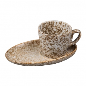 Чайная пара 180 мл d 7,8 см h7 см Brown Spider Silk P.L. Proff Cuisine [6]