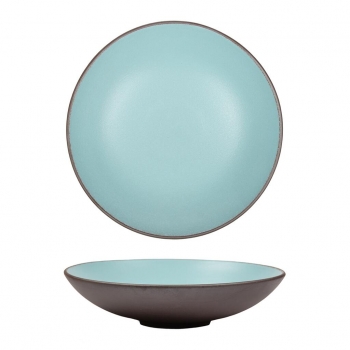 Салатник 800 мл d 23 см h5,5 cм Blue Matt New Brown Taiga P.L. [1]