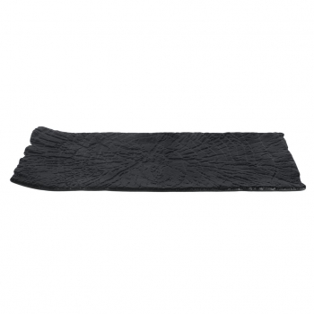 Блюдо прямоугольное 33*11 см h2,5 см с бортом Side Up1 Black Raw Wood P.L. Proff Cuisine [3]