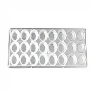 Пластиковая форма "Овал" 24 ячейки 35*25*19 мм, P.L. Proff Cuisine