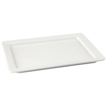 Гастроемкость 1/2 h20 мм фарфор 325*265*20 мм 1,2 л белая P.L. Proff Cuisine